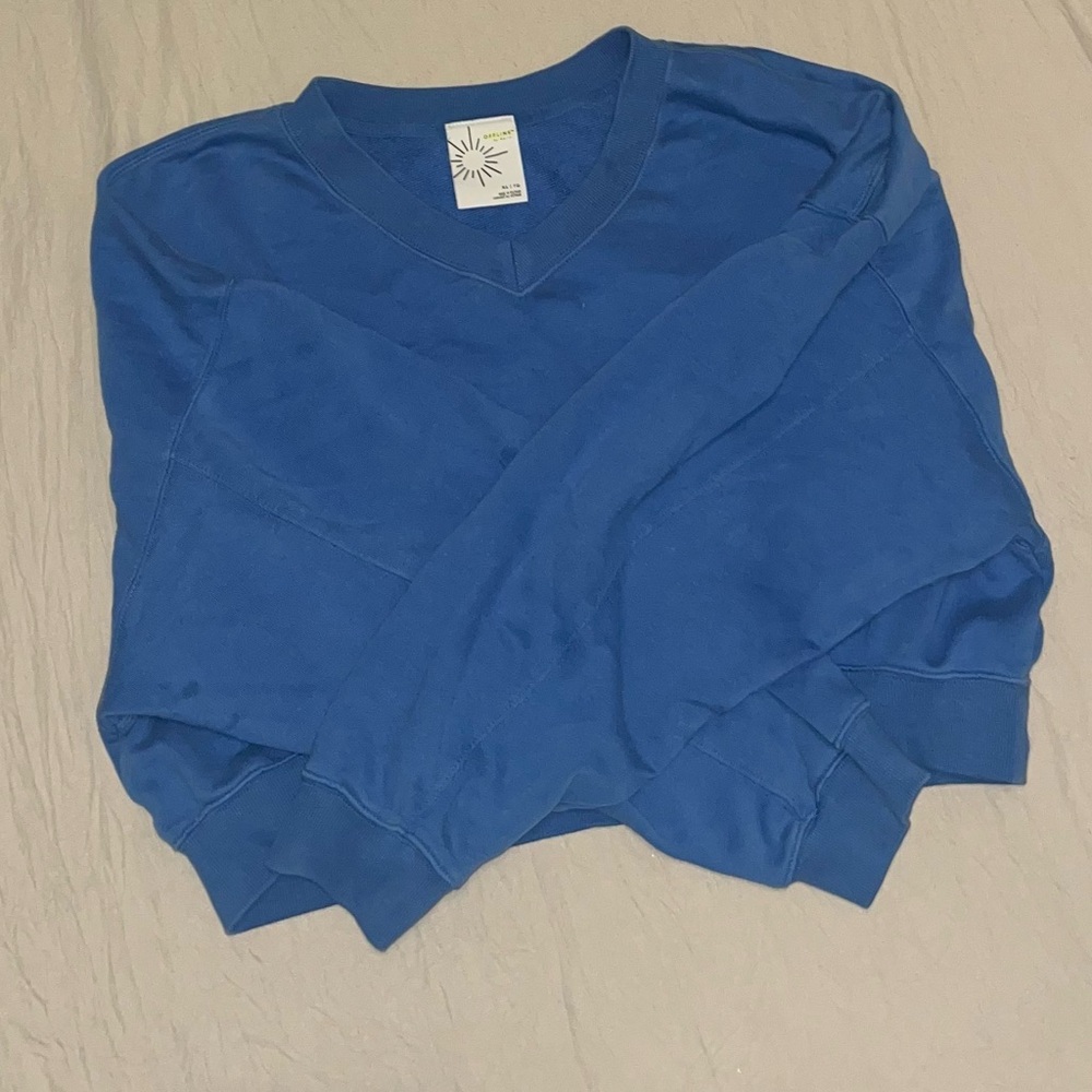 Aerie house party sweatshirt cropped